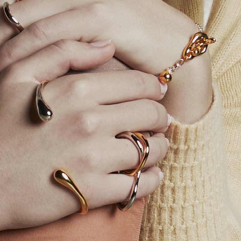 soierieソワリーリング Twist Short ring | Soierie Online Store