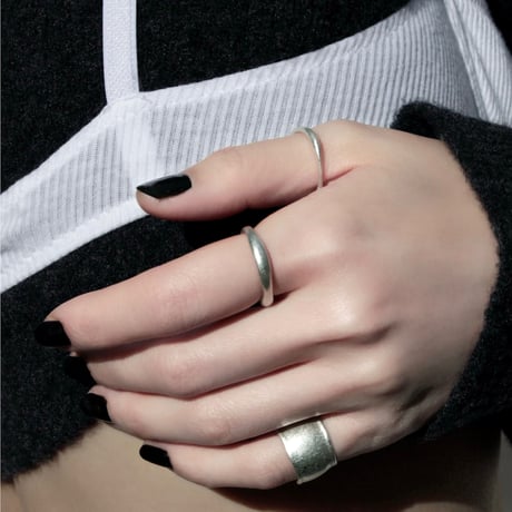 norme dew slim ring (Matt) / SV925