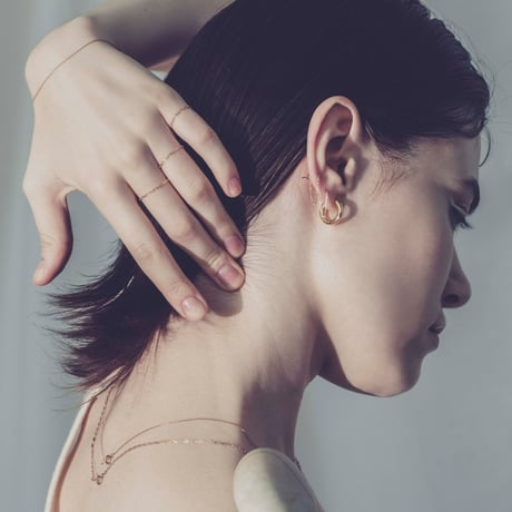 norme necklace (Bold) / K10