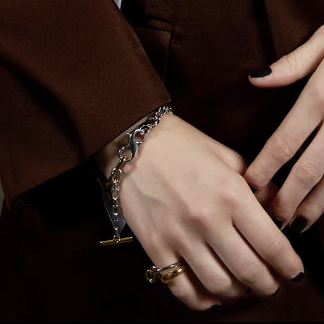 Infinity coil cuff ring (mix color)