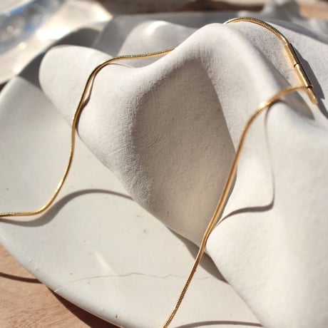 norme cord necklace / SV925＋Gold Plated