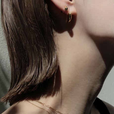 norme first metal pierce / SV925＋Gold Plated