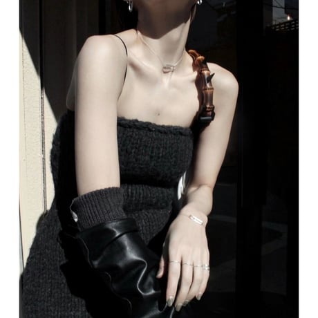 norme uncut clip necklace / SV925