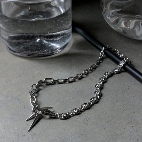 Dark metal necklace