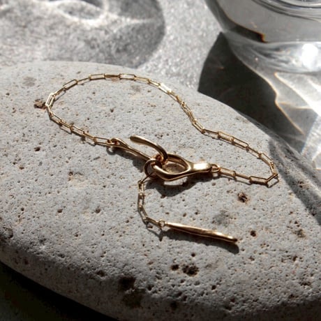 norme hook bracelet / SV925＋Gold Plated