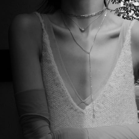 norme third necklace / SV925＋Gold Plated