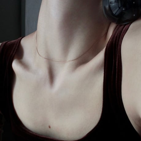 norme necklace (Slim) / K10