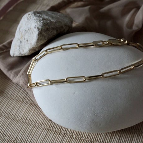 norme long frame bracelet [Unisex] / SV925＋Gold Plated