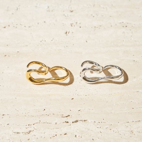 Curve earcuff w ring (one color)