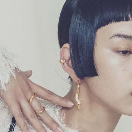 Texture metal earcuff (1P)