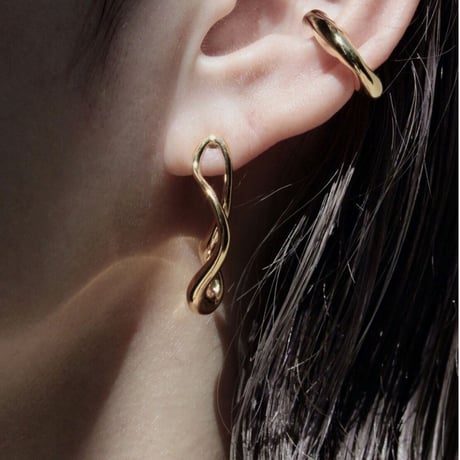 Soft circle earcuff (gloss/1P) (one color)