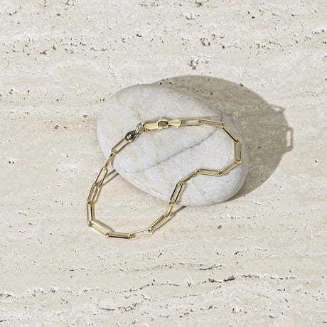 norme long frame bracelet [Unisex] / SV925＋Gold Plated