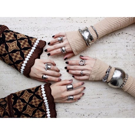 Bronze flat bangle (ｍix color)