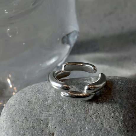 norme lattice cuff pinky ring / SV925
