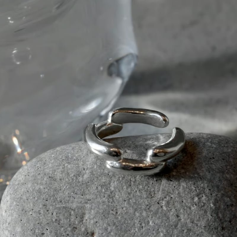 norme lattice cuff pinky ring / SV925 | Soierie
