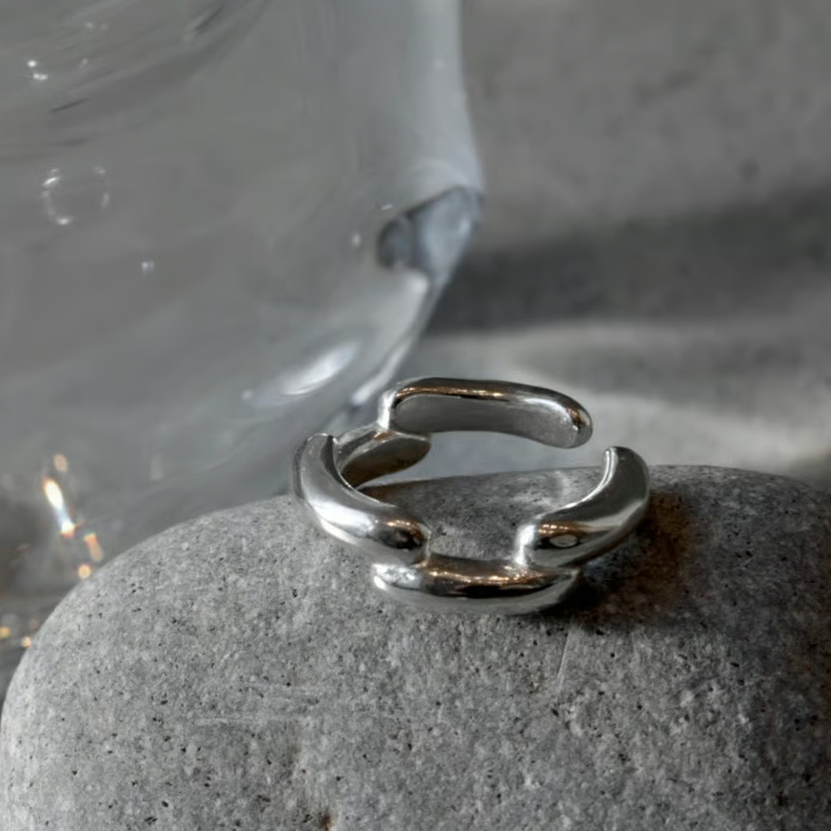 norme lattice cuff pinky ring / SV925 | Soierie