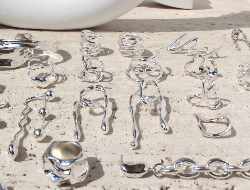 美品 ソワリー ピアス icicle connect icicle bar Icicle pierce (2P) | Soierie Online Store