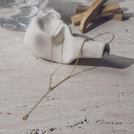 norme third necklace / SV925＋Gold Plated