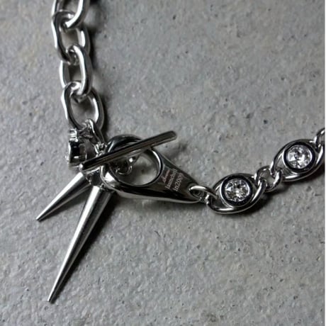 Dark metal necklace