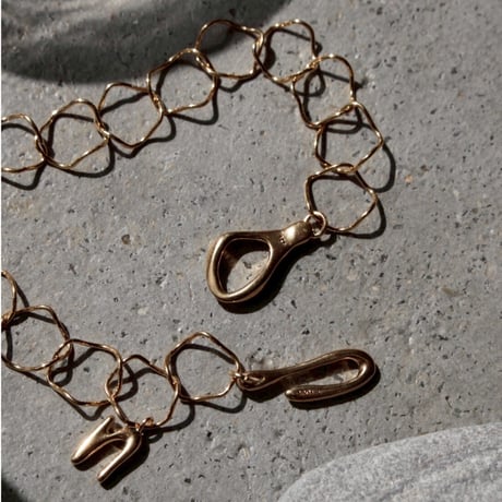 norme hook circle bracelet / SV925＋Gold Plated