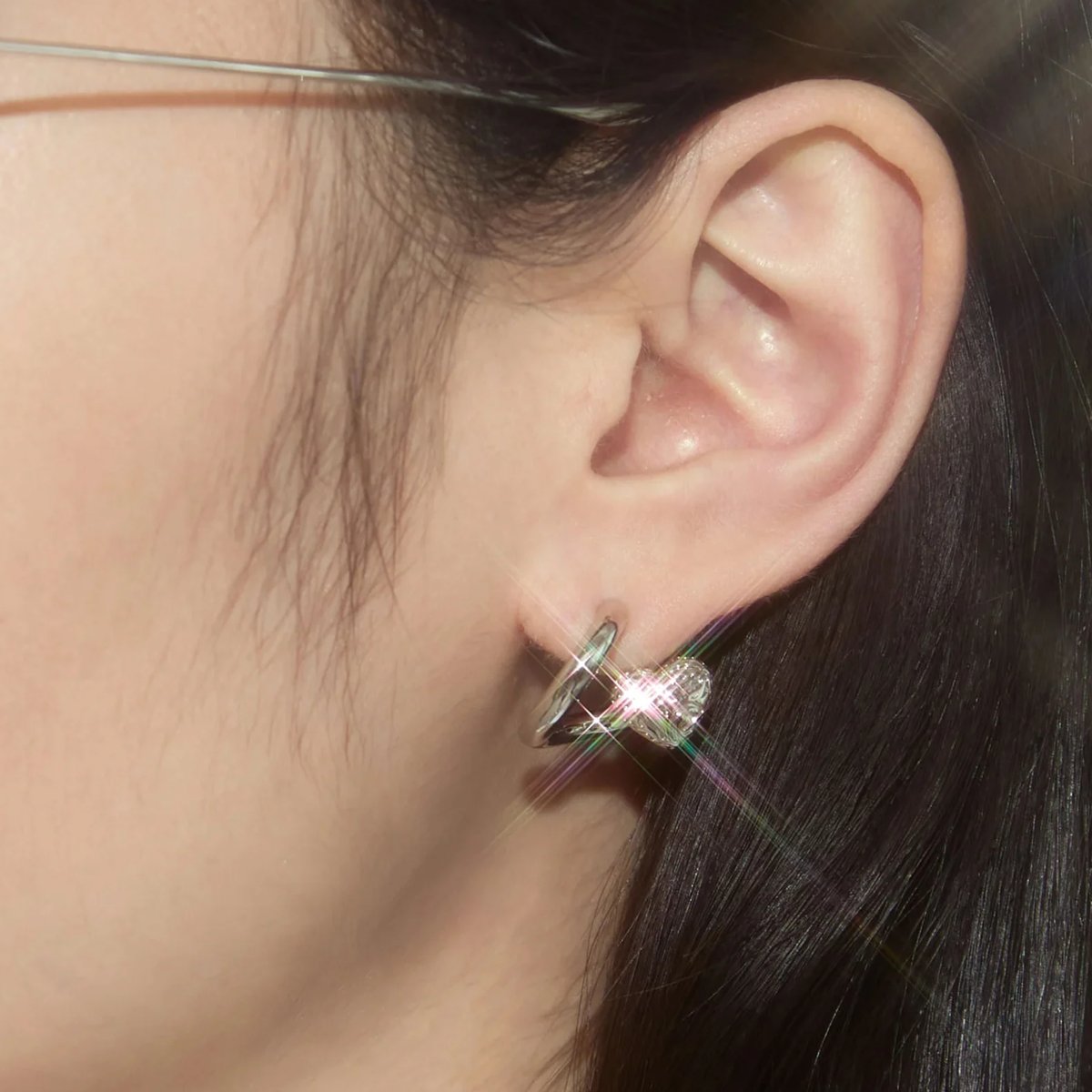 soierie  シルバー ピアス (single) Heart barbell small pierce (one color) | Soieri