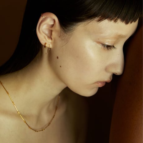 norme bamboo chain necklace (slim) / SV925＋Gold Plated