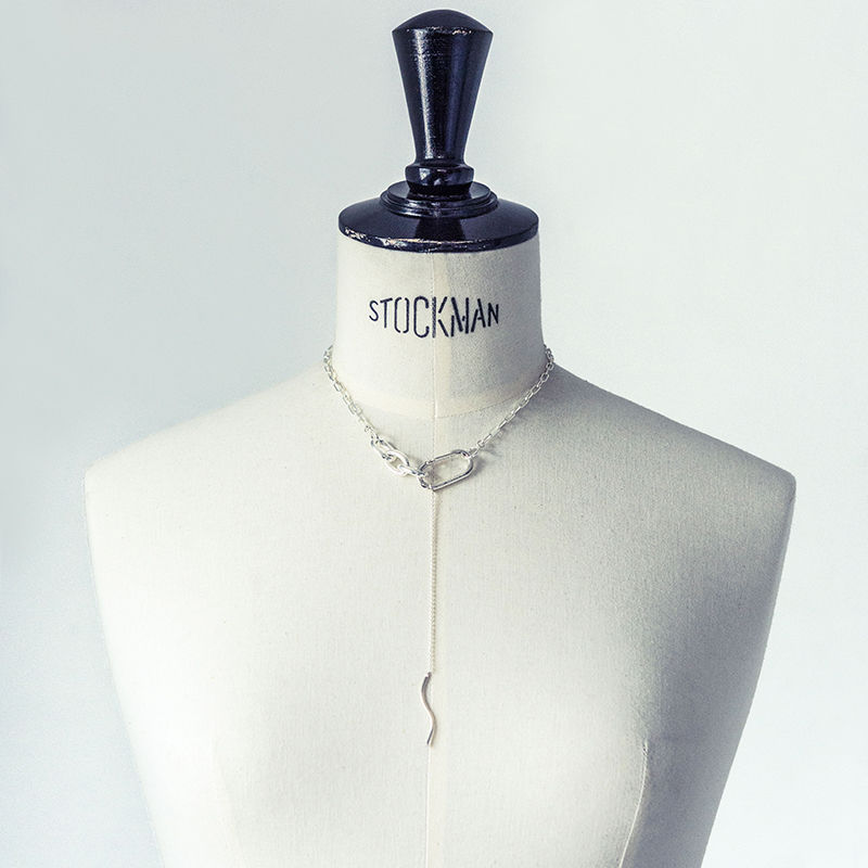 Kinetic parts lariat ネックレス SINSS ネックレス Lariat necklace