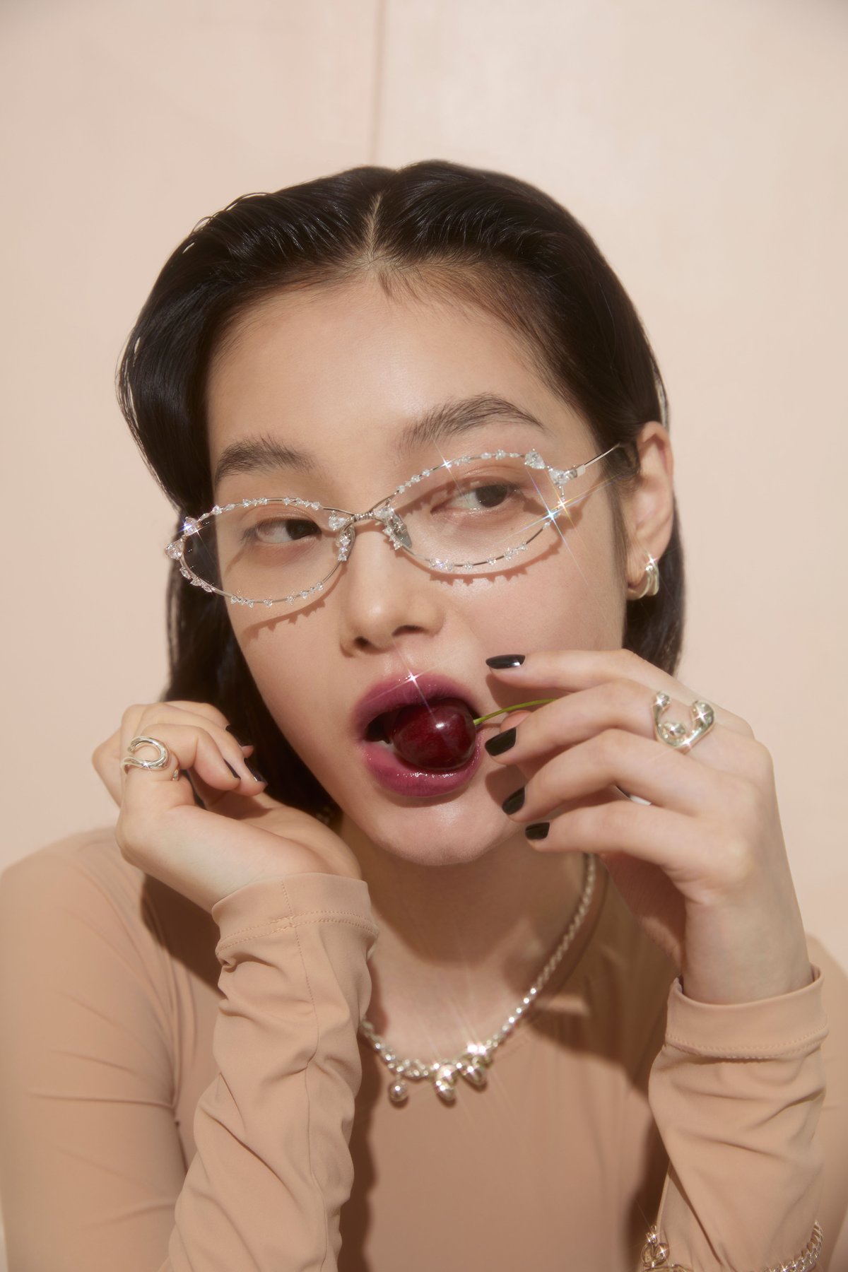 Visions double pierce (one color) | Soierie Onl