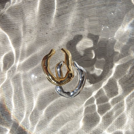 Soft circle earcuff (gloss/1P) (one color)