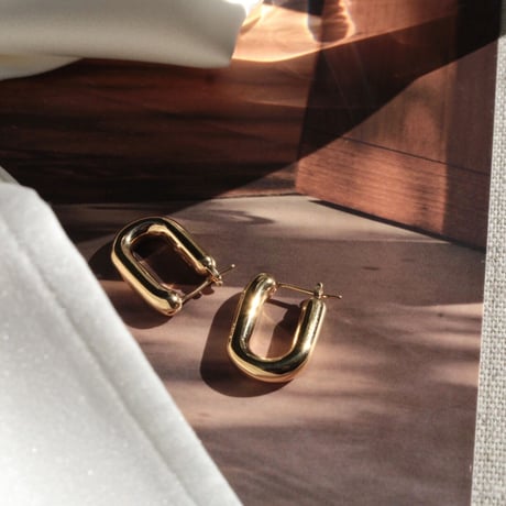 norme standard clear pierce / SV925＋Gold Plated