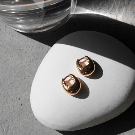 norme true circle pierce / SV925＋Gold Plated
