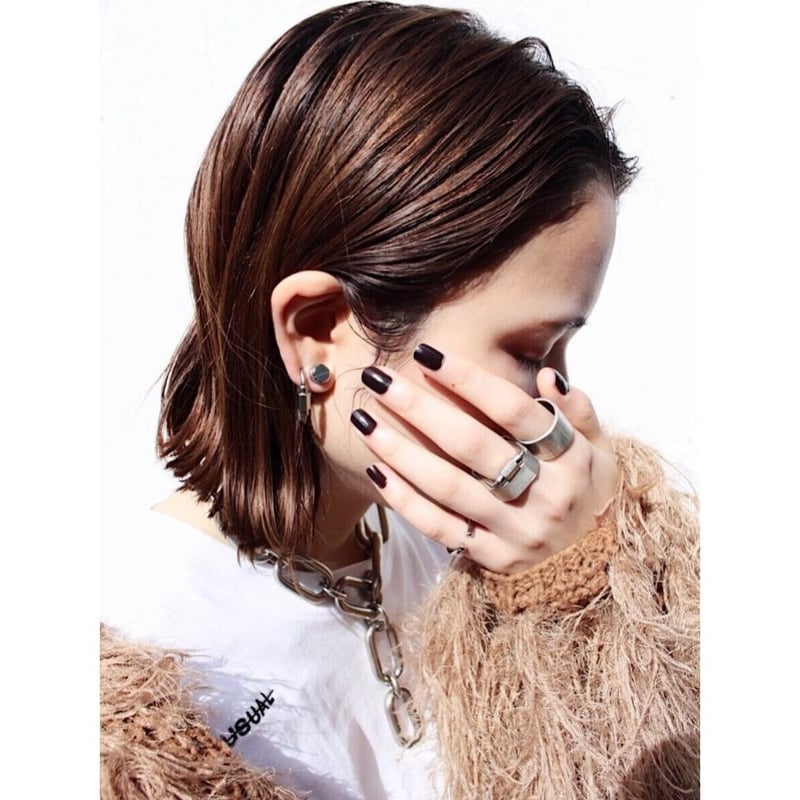 Slit bis magnet pierce (1P)［Unisex line］ | Soie