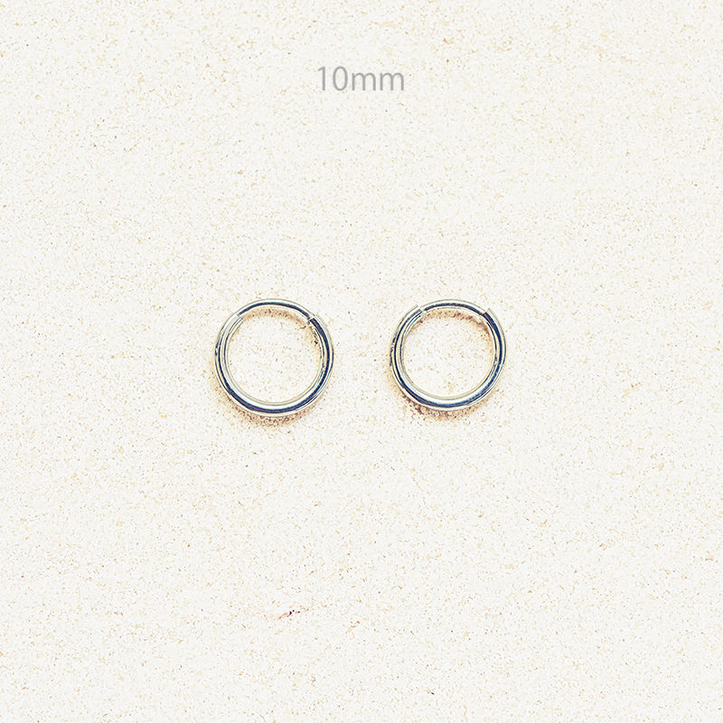 Halo hoop pierce (Small/2P) / Silver | Soierie Halo hoop pierce (Small/2P) / Silver | Soierie