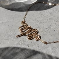 norme pulse necklace / SV925＋Gold Plated