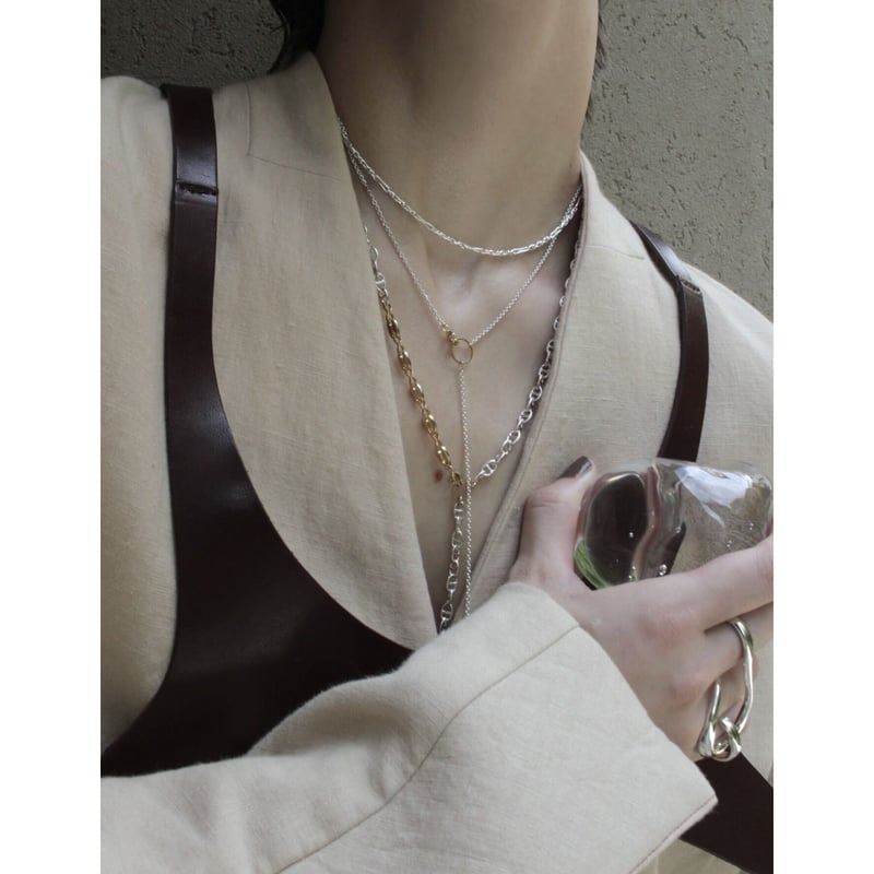 Layered necklace (3P) (mix color) | Soierie WEB