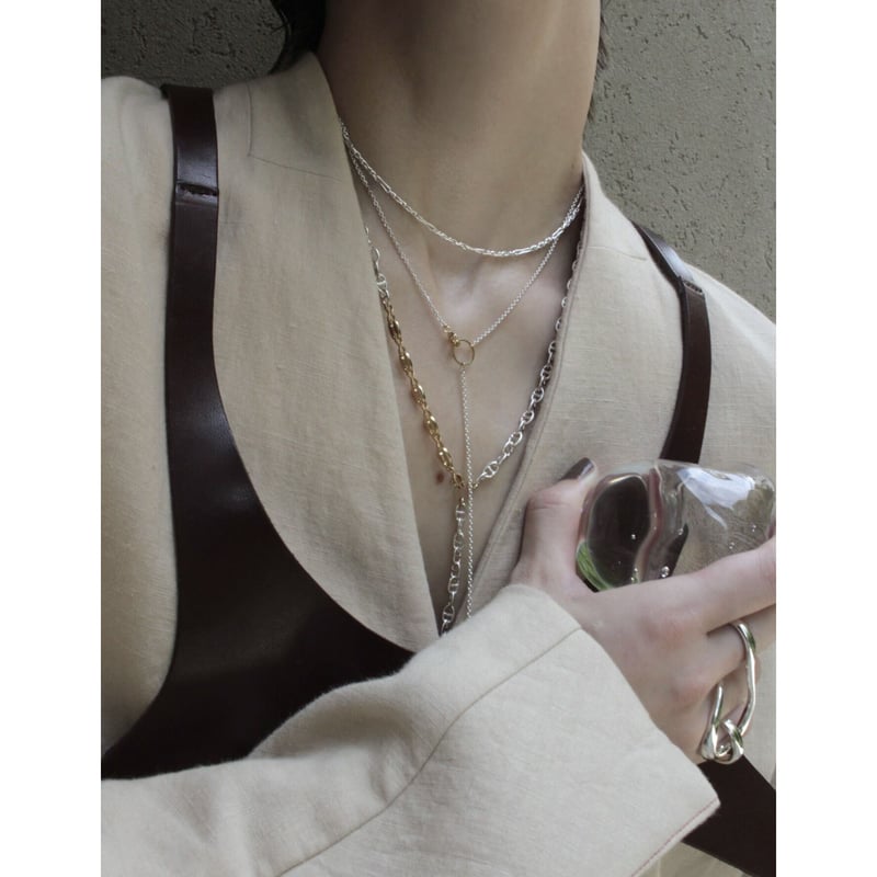 Layered necklace (3P) (mix color) | Soierie WEB...