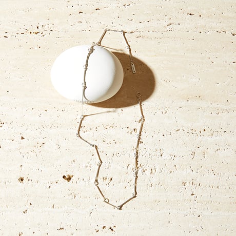 norme bamboo chain necklace (slim) / SV925