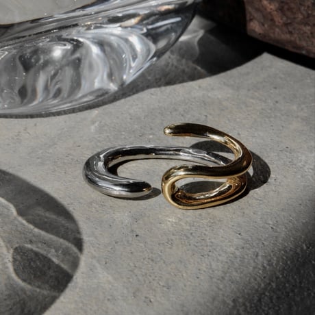 Practical hook earcuff ring (mix color)