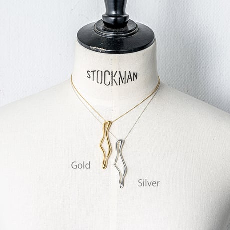Female slim necklace (1P)
