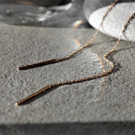 norme playing chain pierce (short/1P) / SV925＋Gold Plated
