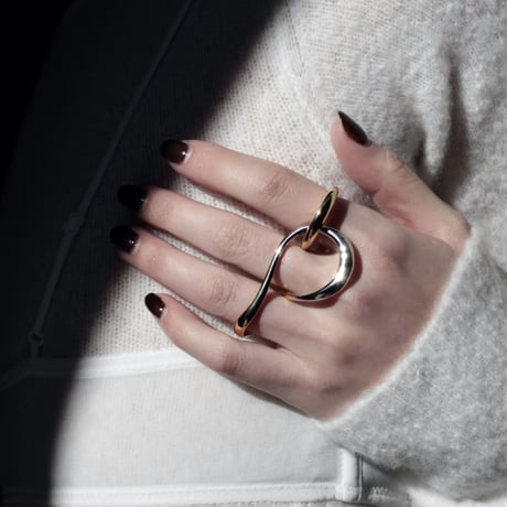 Connect eight loop ring (large/2P) (mix color)