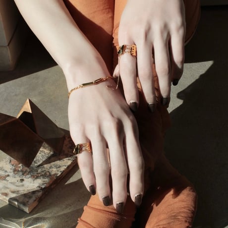 norme dew snake bracelet / SV925＋Gold Plated