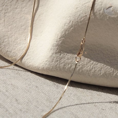 norme polished necklace / K18