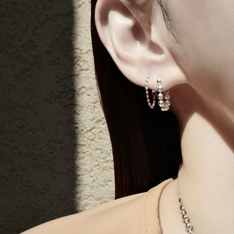 norme ball chain pierce / (large/2p) / SV925