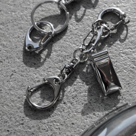 All in keyring earring