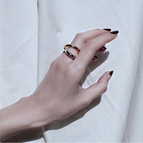 Connect loop earcuff ring (mix color)