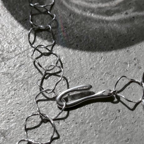 norme  hook circle necklace / SV925