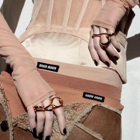 Connect eight loop ring (small/2P) (one color)