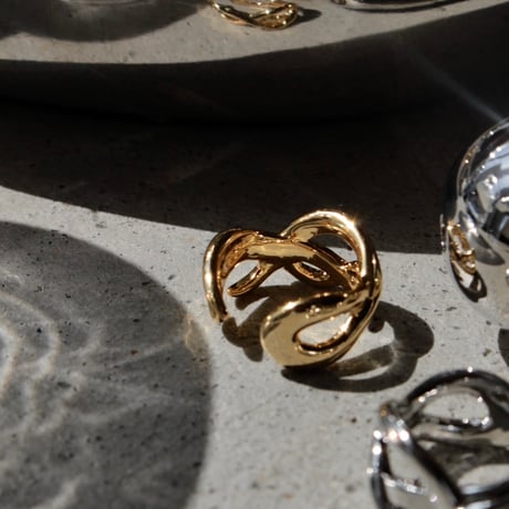 Tribal pinky cuff ring
