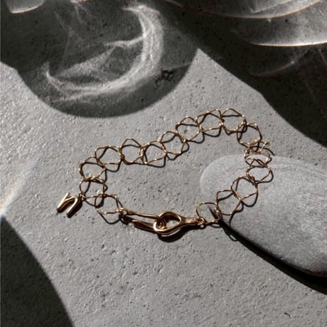 norme hook circle bracelet / SV925＋Gold Plated